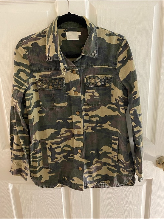 Lush Jackets & Blazers - LUSH Camouflage Button-up Utility Jacket | Size S